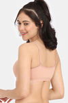 Zivame Double Layered Non Wired Full Coverage Bralette - Maple Sugar — thumbnail 2